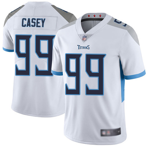 Tennessee Titans Limited White Men Jurrell Casey Road Jersey NFL Football #99 Vapor Untouchable